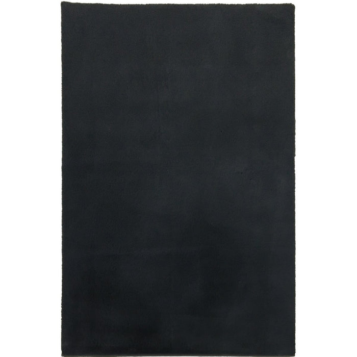 Tapis Moelleux Noir 80x150CM