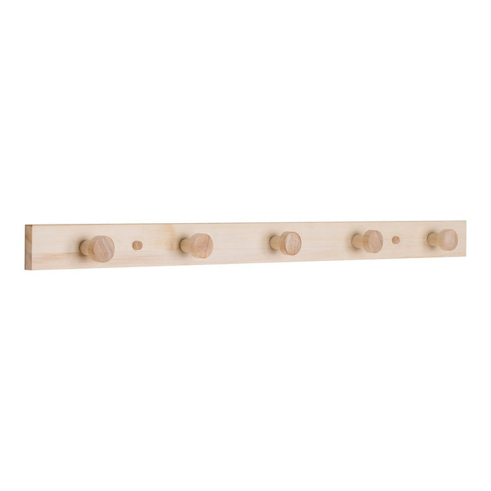 Abano Coat Rack - Coat Rack, poplar, natural, L:70 cm