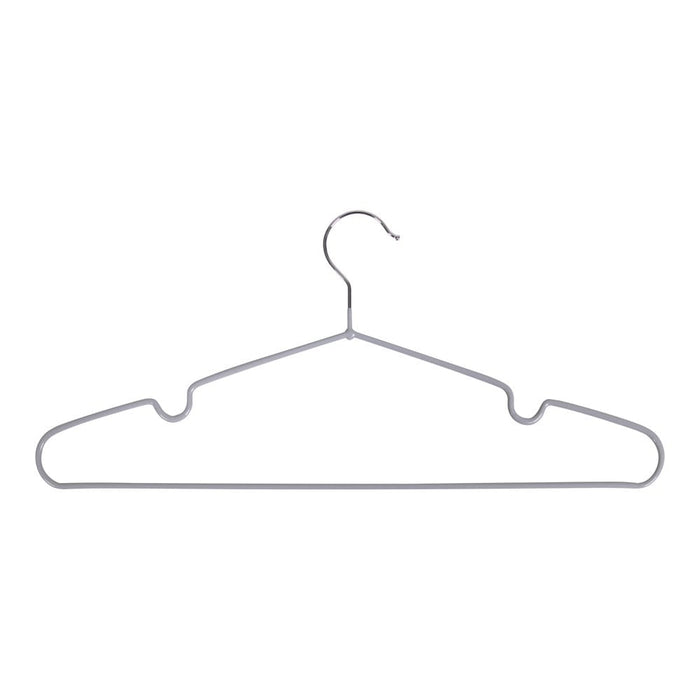 Mass Hangers - Metal hangers with gray coating S/10