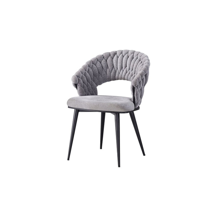 Dining chair Wave Braided | Grey