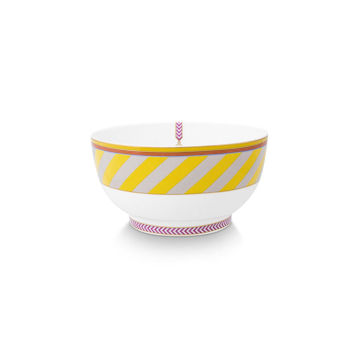 Bowl Pip Chique Stripes Yellow 20.5cm