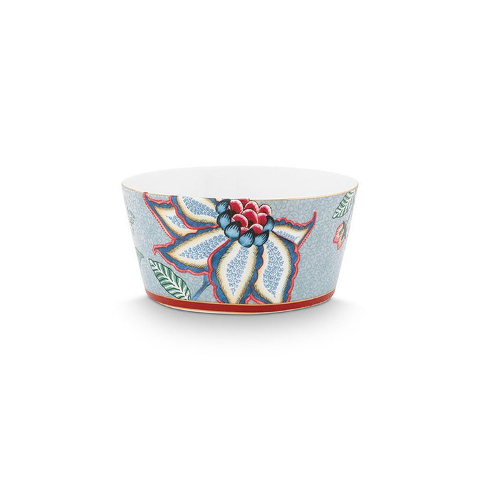 Giftset Bowls Oriental Flower Festival Blue 12cm