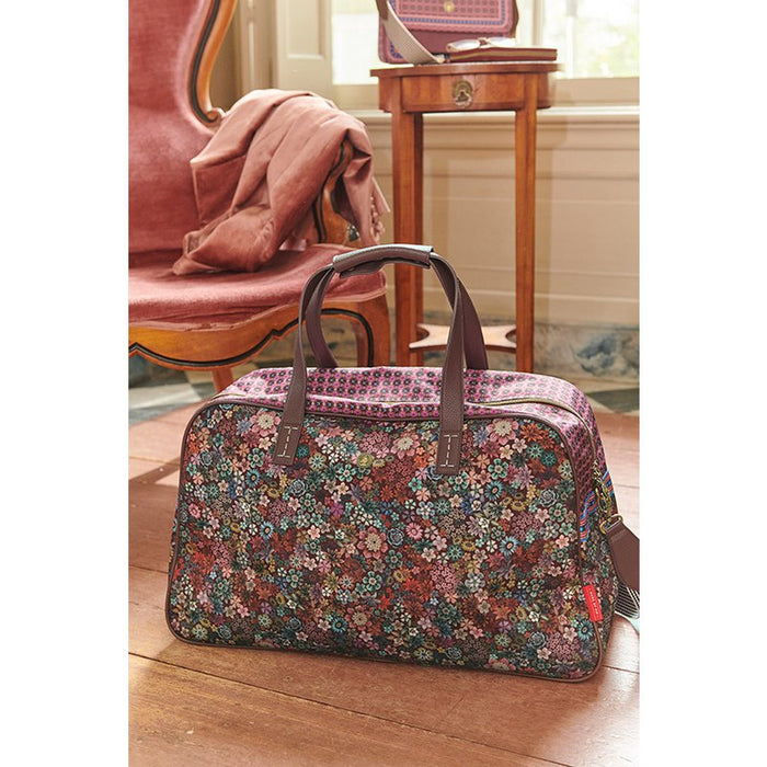 Weekend Bag Medium Tutti i Fiori Pink 57x22x37cm