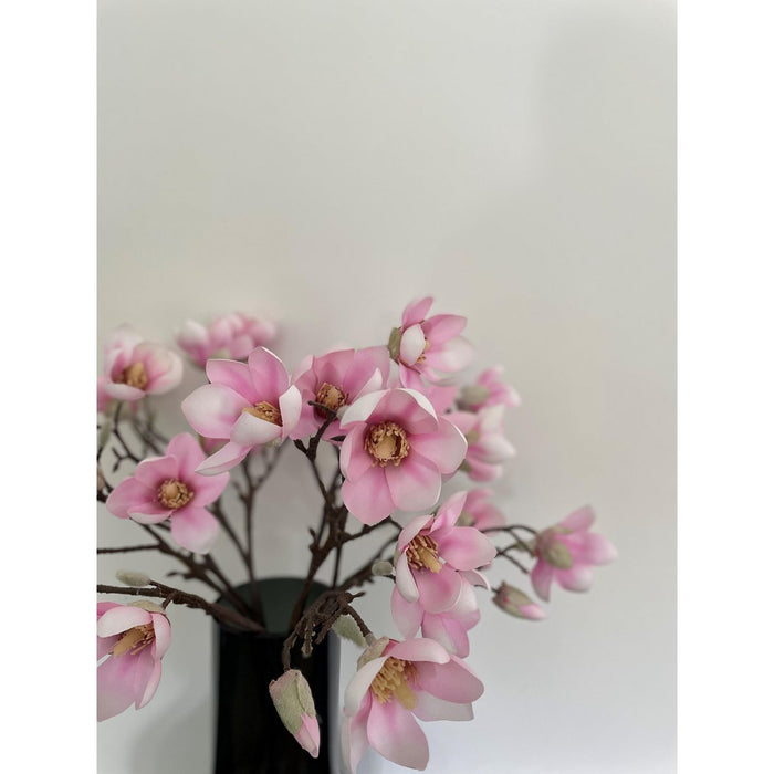 Kunstbloemen - Magnolia bloem Roze x8 -65cm