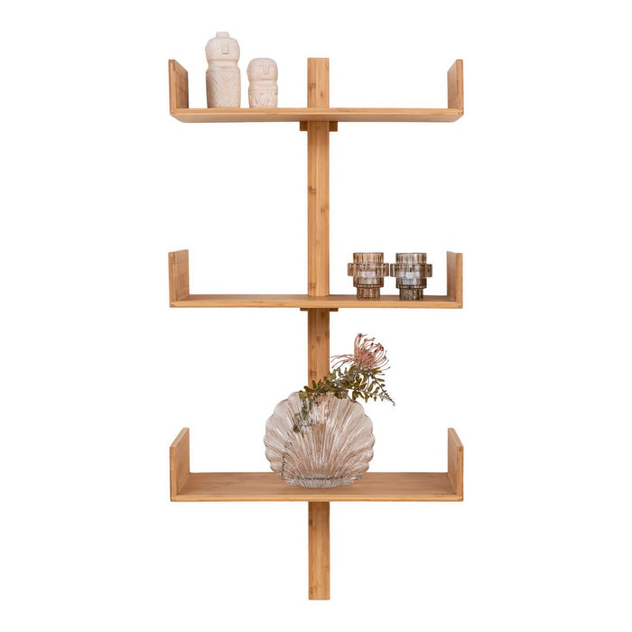 Villa Shelf - Wall shelf, bamboo, natural 50x102 cm