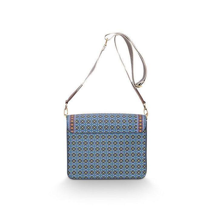 Cross Body Flap Small Clover Blue 19x6x16cm