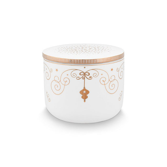 Candle Box Royal Winter White 11.7x9.6cm