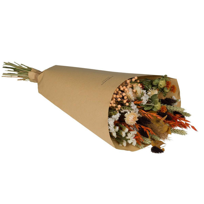 Droogbloemen - Veldboeket Groot - Donker Amber - 60cm