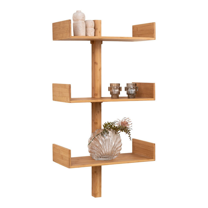 Villa Shelf - Wall shelf, bamboo, natural 50x102 cm