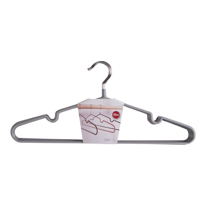 Mass Hangers - Metal hangers with gray coating S/10