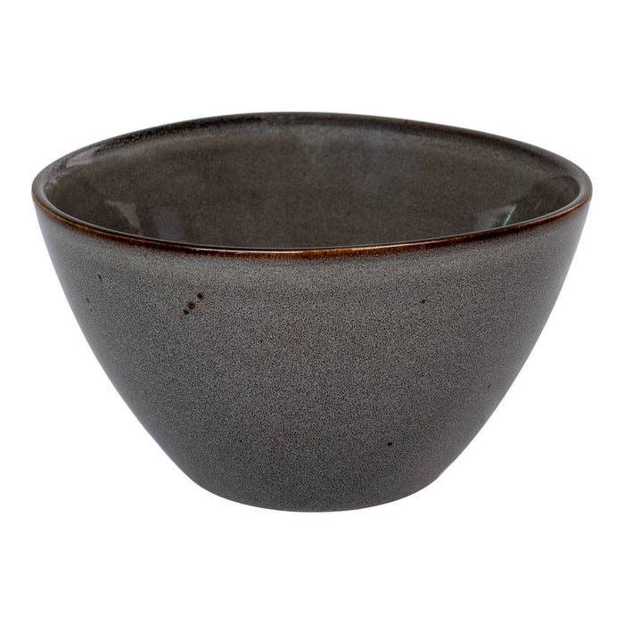 Selma Bowl - Bowl, ceramic, gray/brown, ø15x9 cm, set of 4