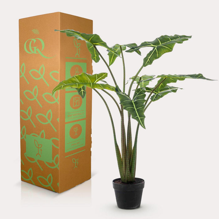 Kunstplant - Alocasia Frydek - Olifantsoor - 100 cm