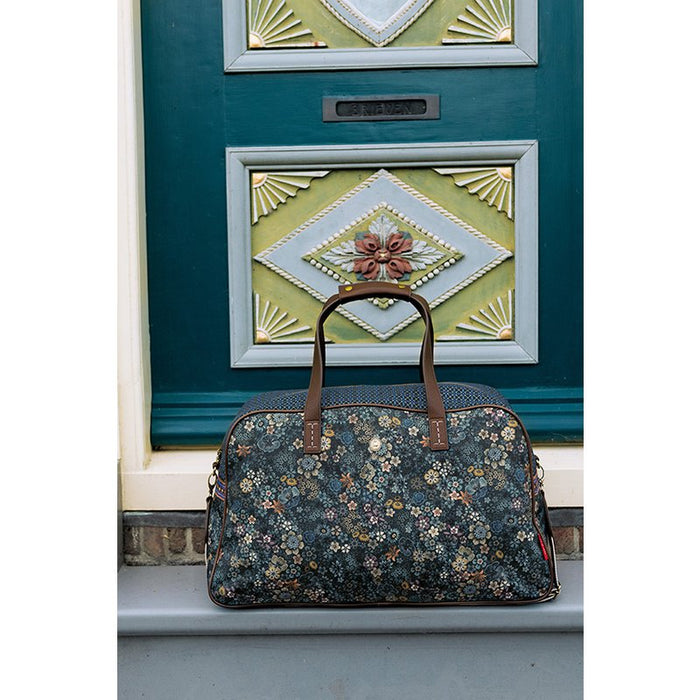 Weekend Bag Medium Tutti i Fiori Blue 57x22x37cm