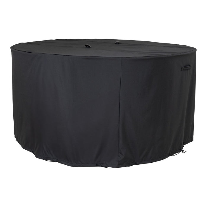 Luxury Cover - Luxury cover for round table 180 cm with 4 chairs, 210g/m2 600D polyester PU coated, water-repellent, black