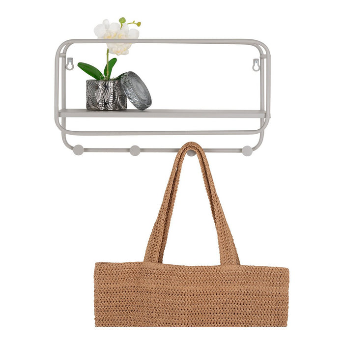 Feira Hat Shelf - Hat Shelf, Steel, Cool Grey