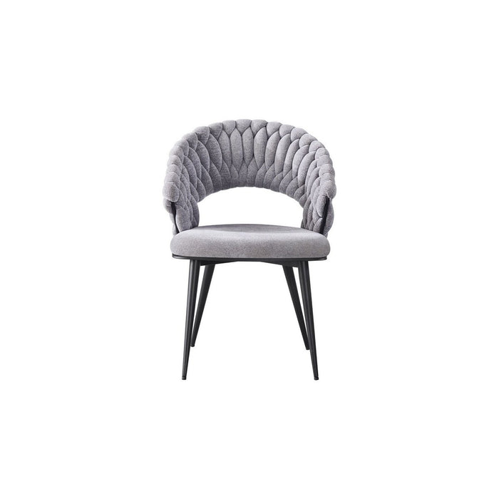 Dining chair Wave Braided | Grey