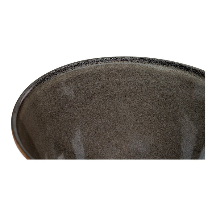 Selma Bowl - Bowl, ceramic, gray/brown, ø15x9 cm, set of 4