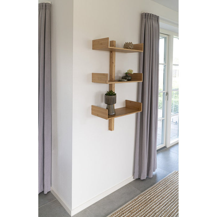 Villa Shelf - Wall shelf, bamboo, natural 50x102 cm