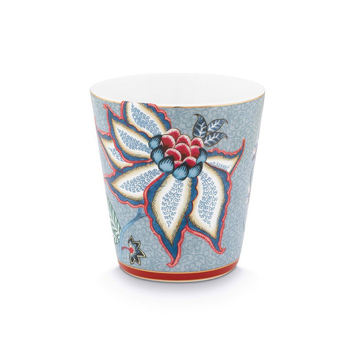 Giftset Mugs without Ear Oriental Flower Festival Blue 230ml