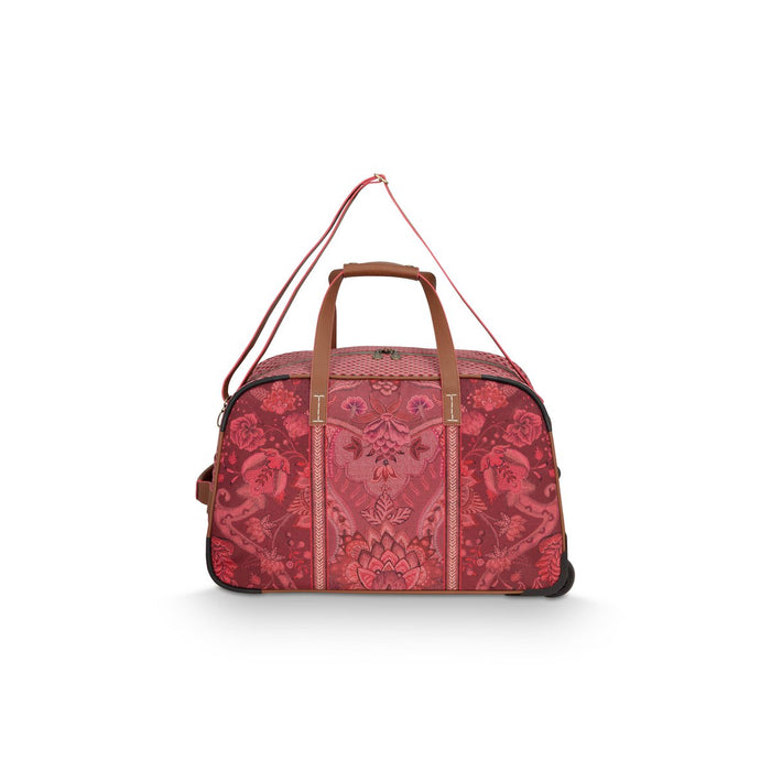 Weekender on Wheels Kyoto Festival Dark Pink 55x34x27cm