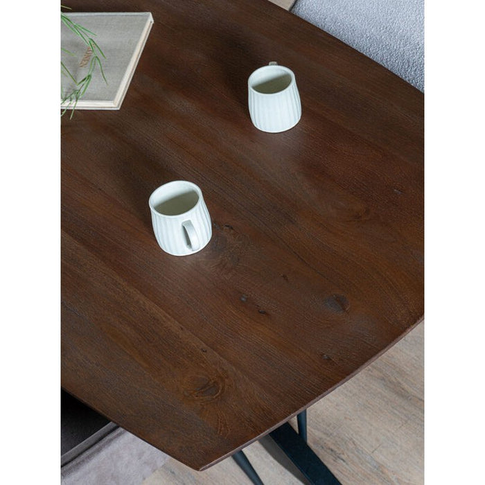 Eettafel Felix – Espresso Mangohout – 190 x 90 cm