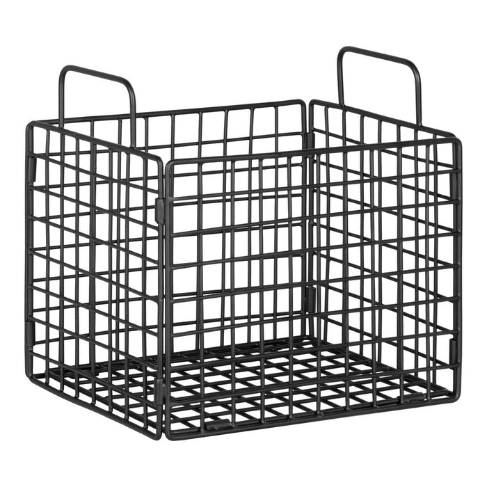 Mora Wire Basket - Wire Basket, Iron, Black, 25x20x25 cm