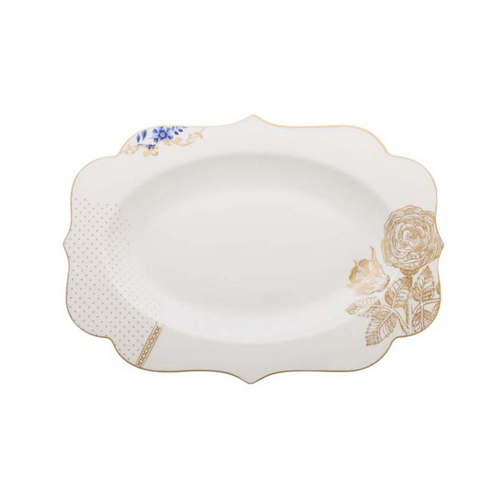 Ovale schaal Royal White 40x28.5cm