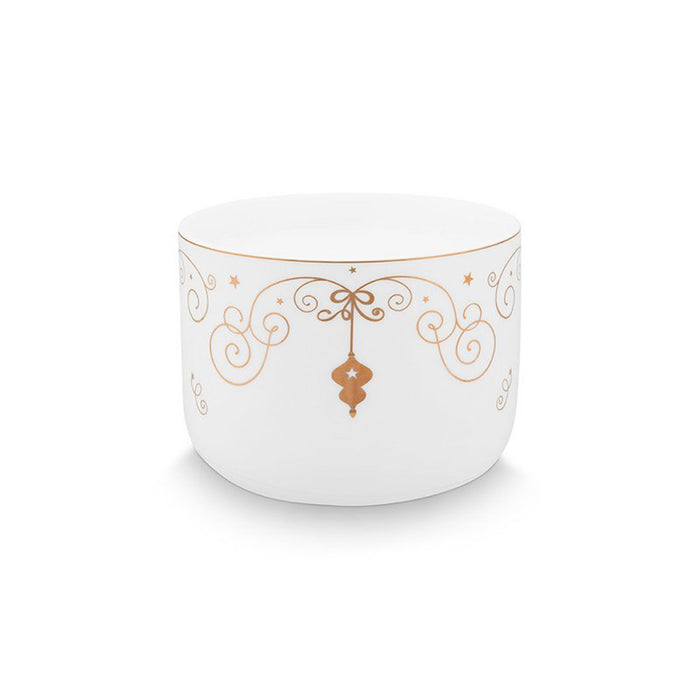 Candle Box Royal Winter White 11.7x9.6cm