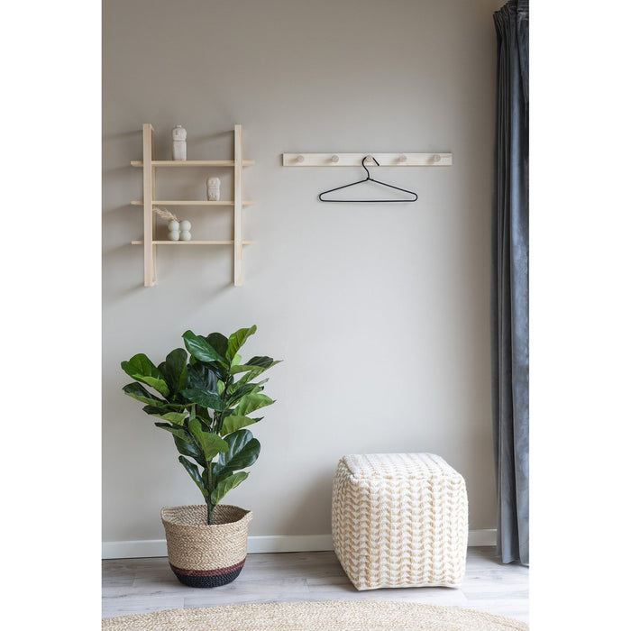 Abano Coat Rack - Coat Rack, poplar, natural, L:70 cm