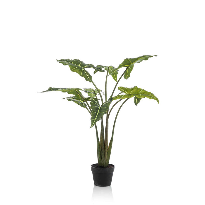 Kunstplant - Alocasia Frydek - Olifantsoor - 100 cm