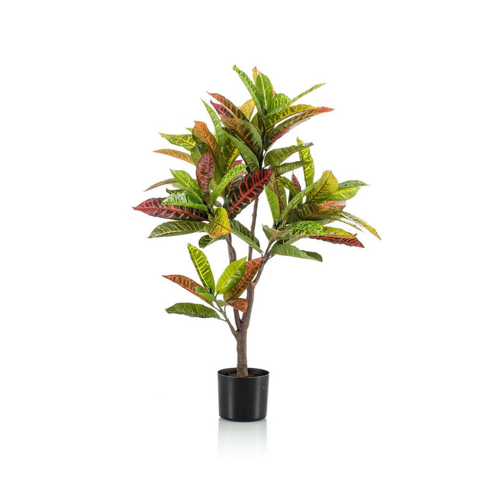 Kunstplant - Croton Codiaeum - Wonderstruik - 100 cm