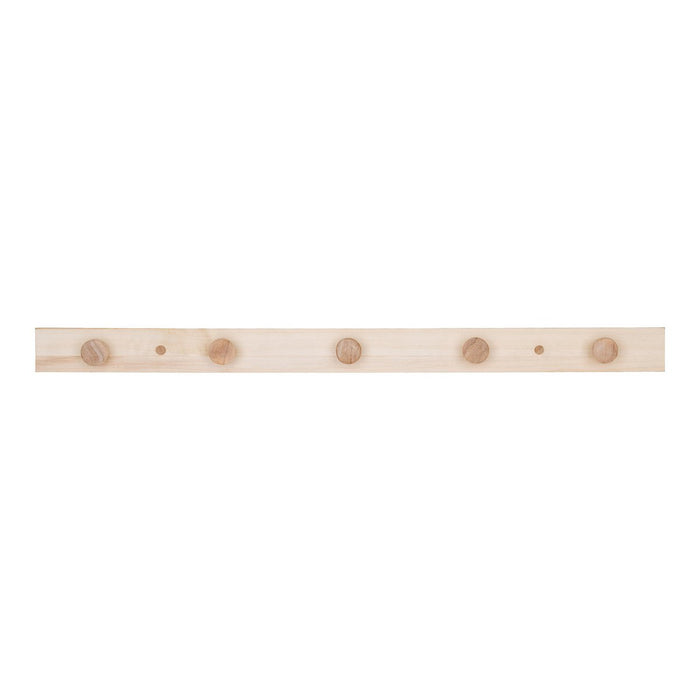 Abano Coat Rack - Coat Rack, poplar, natural, L:70 cm