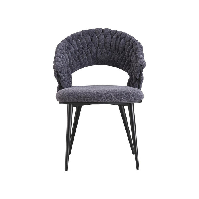 Dining room chair Wave Woven | Anthracite