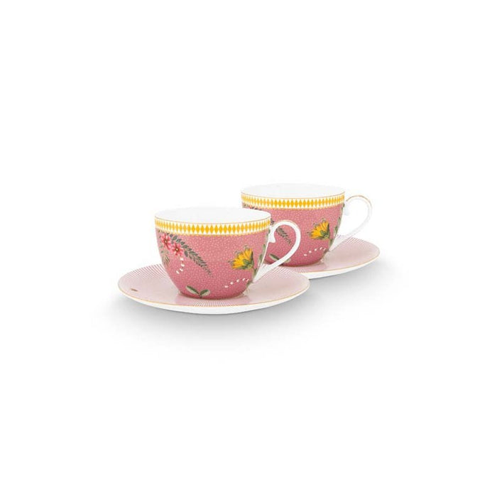 Set / 2 Kop & Schotels La Majorelle Roze 280ml