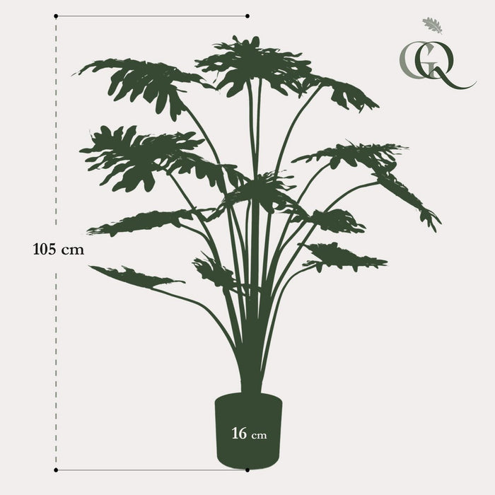 Kunstplant - Philodendron - 105 cm