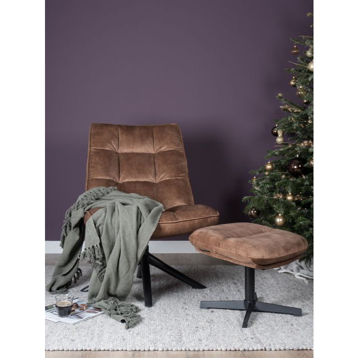 Hocker Dorus Adore Velvet - Brown 04