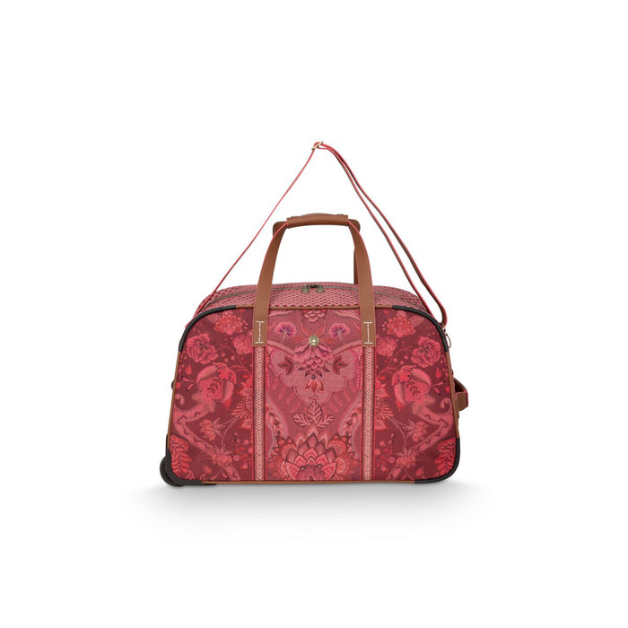 Weekender on Wheels Kyoto Festival Dark Pink 55x34x27cm