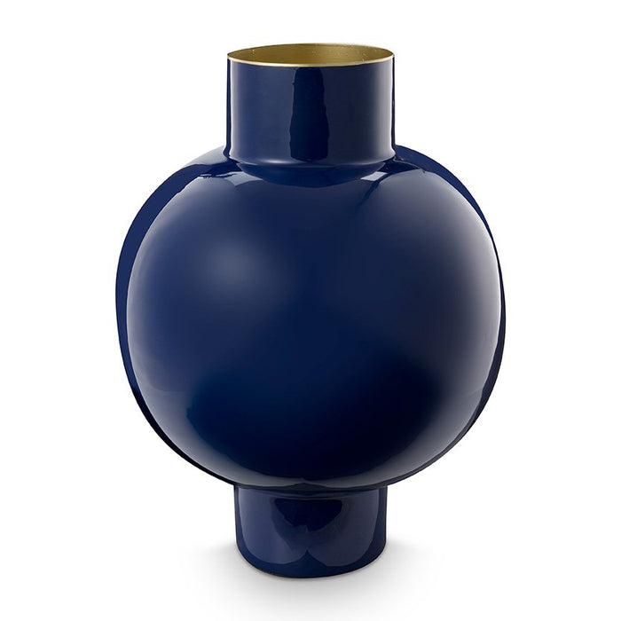 Vase Metal Large Royal Blue 31.5x42cm