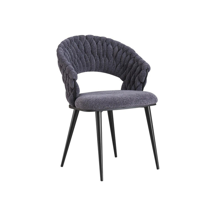 Dining room chair Wave Woven | Anthracite