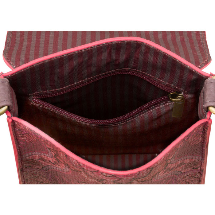 Phone Bag Kyoto Festival Dark Pink 13x20x4.7cm