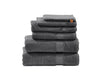 Deluxe luxe Towel Handdoeken K-SAG HOME BV Anthracite 16x21cm 