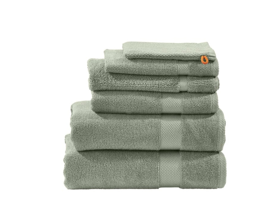 Deluxe luxe Towel Handdoeken K-SAG HOME BV Iceberg Green 16x21cm 