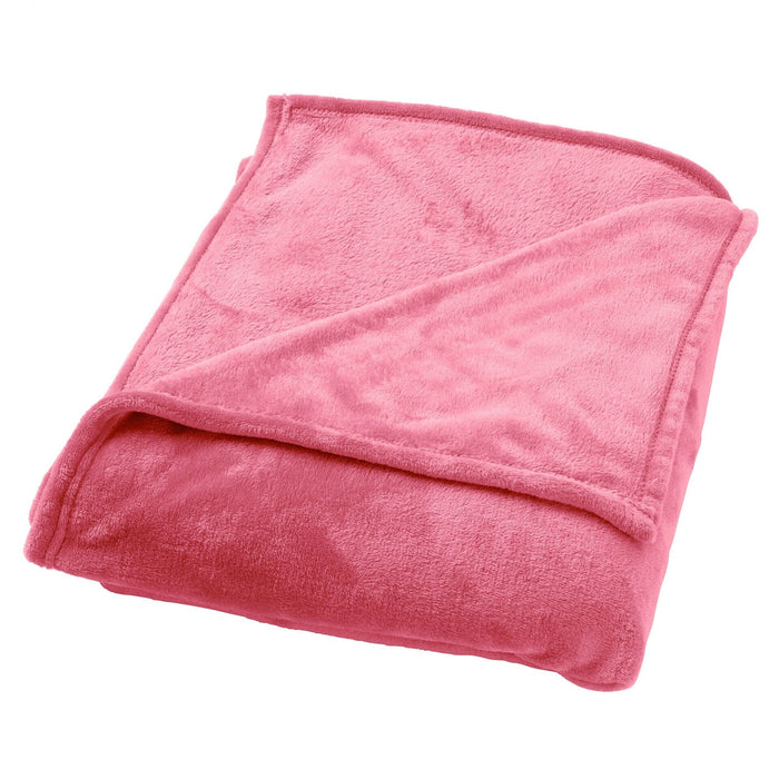 Dutch Decor - BILLY - Plaid van fleece 150x200 cm Dusty Rose - roze - superzacht K-SAG HOME BV 