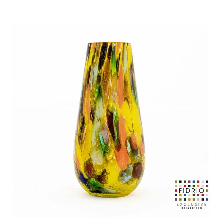 Fidrio - VASE GLORIOSA H 22 FIESTA K-SAG HOME BV 