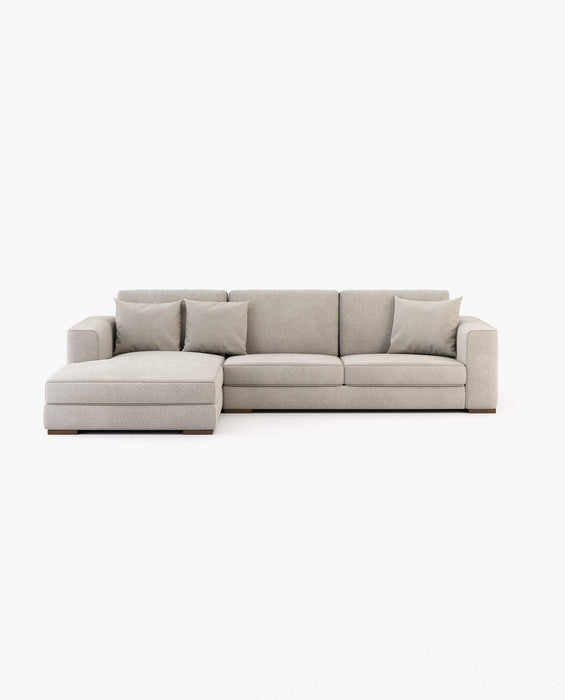 GREY SOFA WITH CHAISE LONGUE