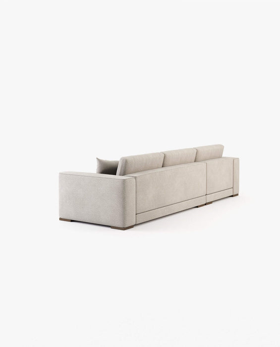 GREY SOFA WITH CHAISE LONGUE