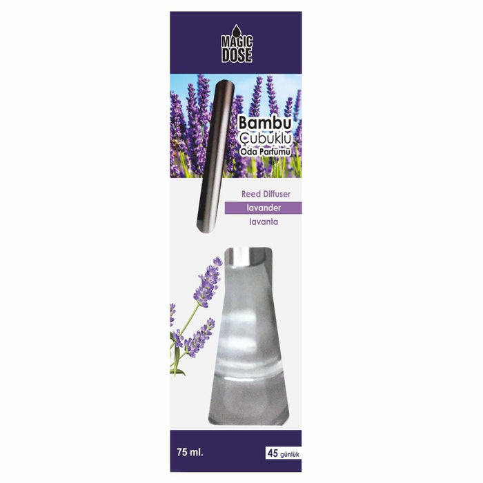 Magic Dose Bamboo Sticks Luchtverfrisser 75 ml K-SAG HOME BV Lavendel 
