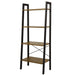 Multifunctionele ladderplank, antieke houtnerfkleur K-SAG HOME BV 