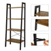 Multifunctionele ladderplank, antieke houtnerfkleur K-SAG HOME BV 